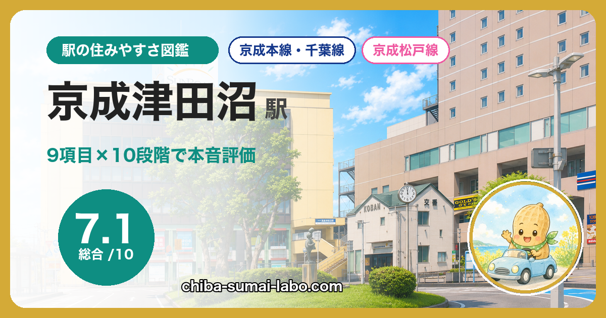 京成津田沼駅の外観