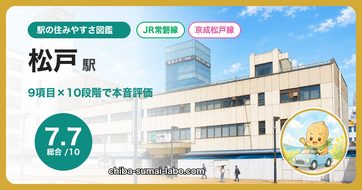 松戸駅(JR常磐線・京成松戸線)