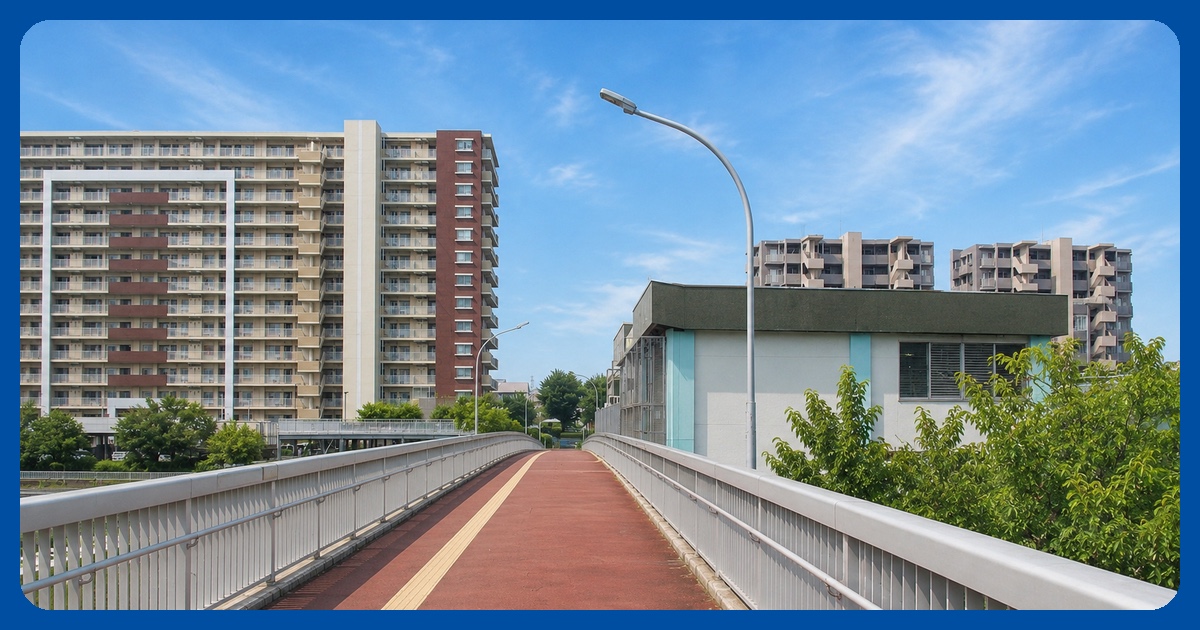 西白井駅の駅前の風景