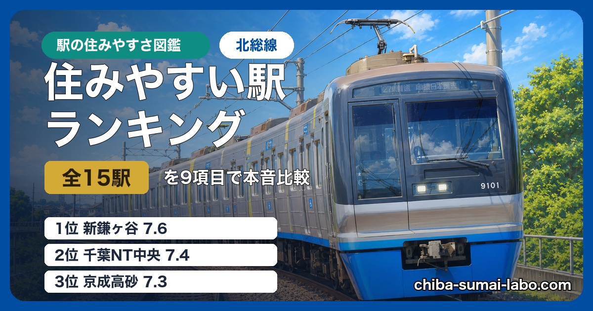 北総線 住みやすい駅ランキング