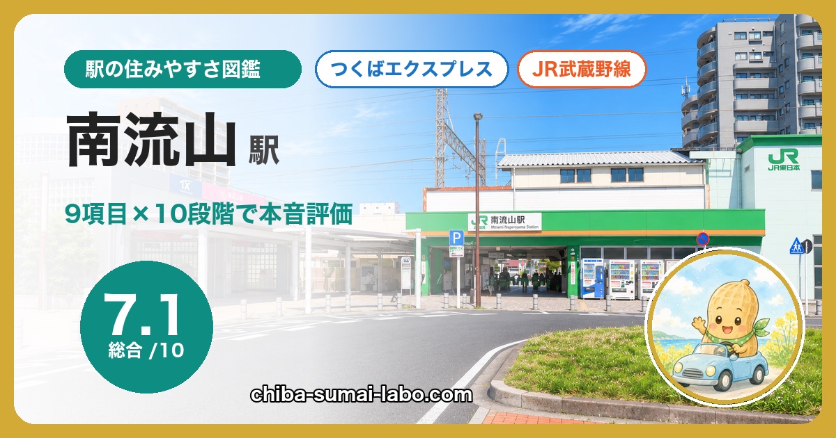 南流山駅前の風景