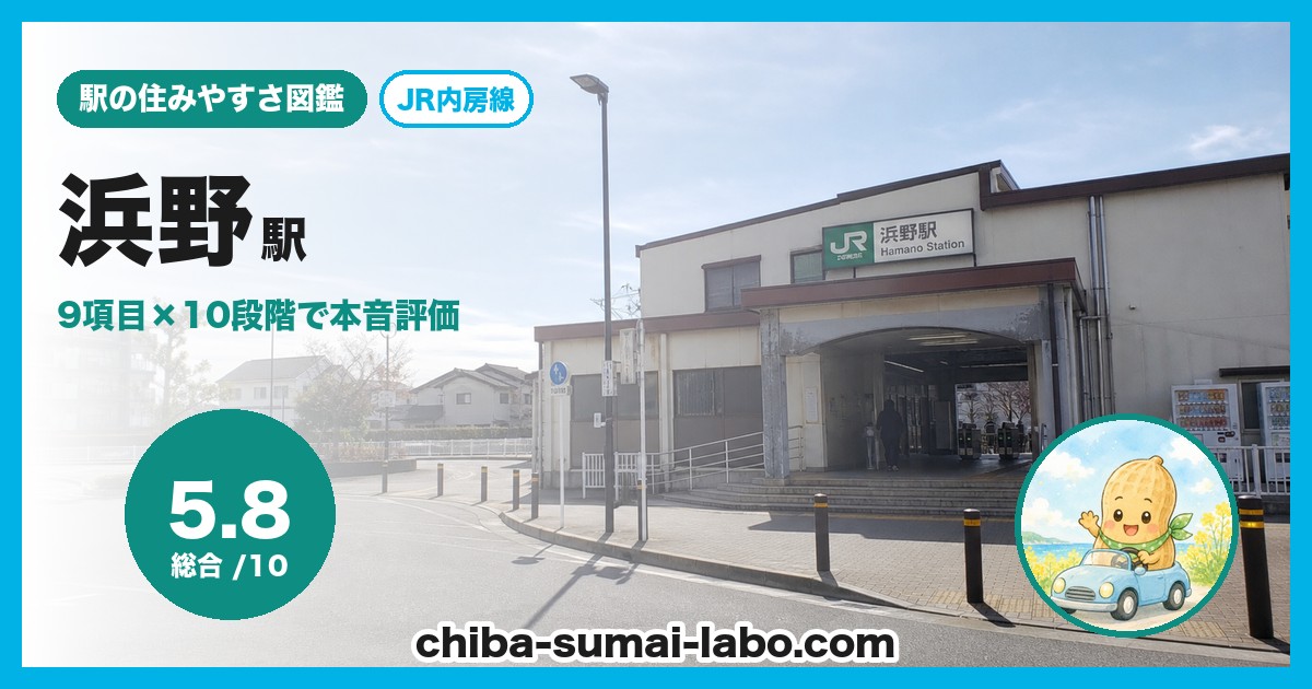 浜野駅前の風景