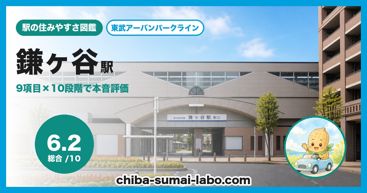 鎌ヶ谷駅前の風景