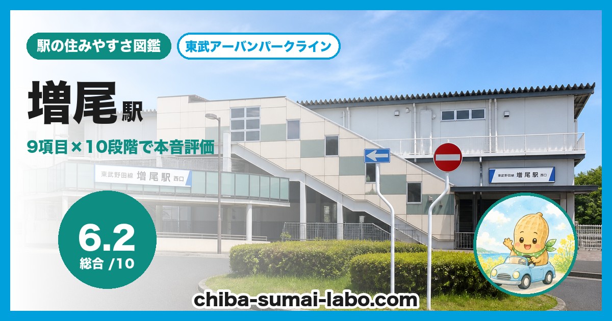 増尾駅前の風景
