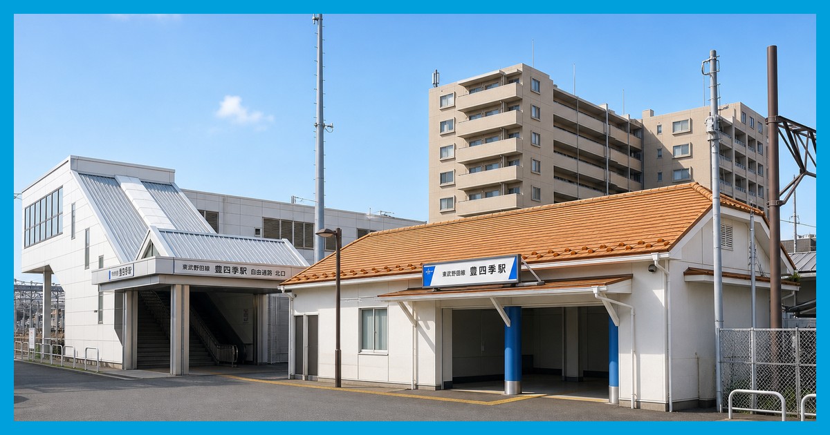 豊四季駅前の風景
