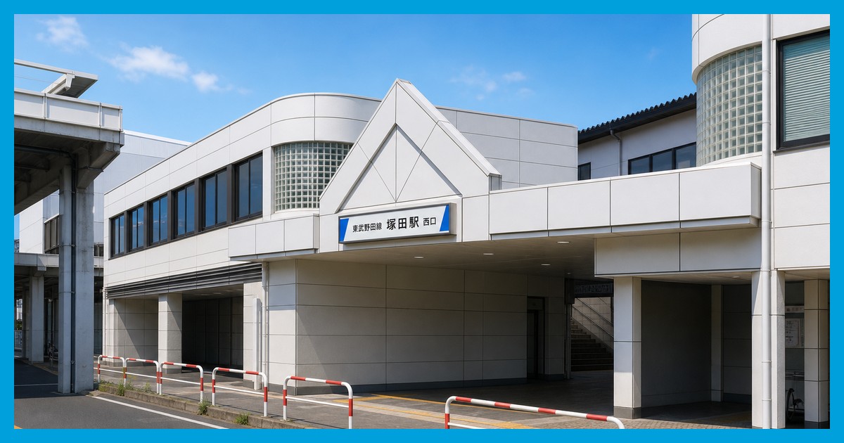 塚田駅前の風景