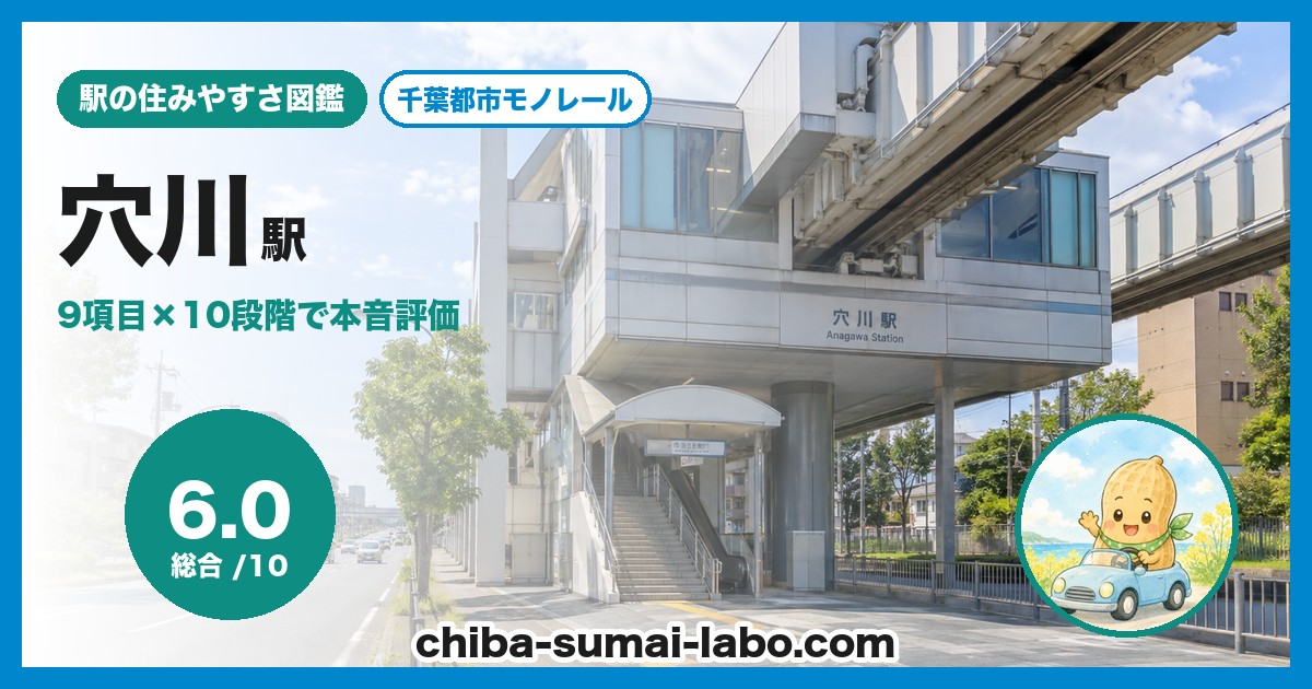 穴川駅前の風景