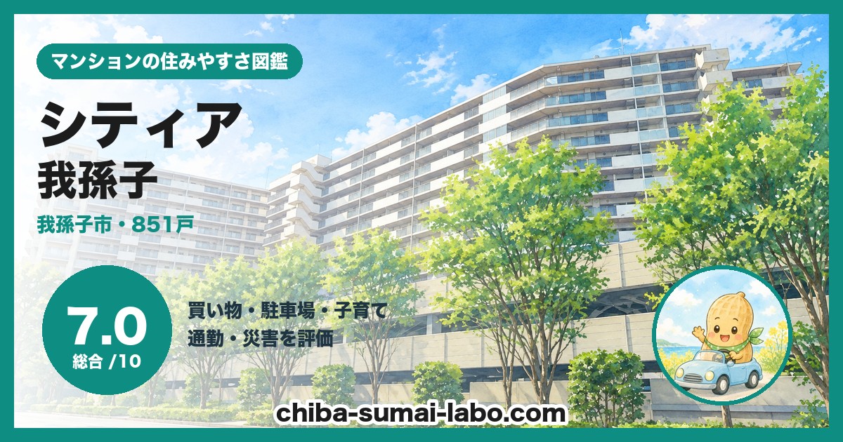 シティアの住みやすさ(総合7.0)
