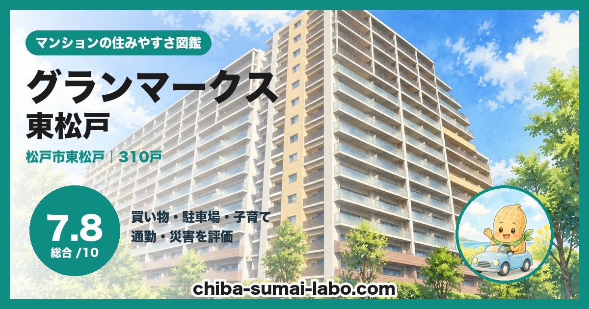 グランマークス東松戸の住みやすさ（総合7.8）