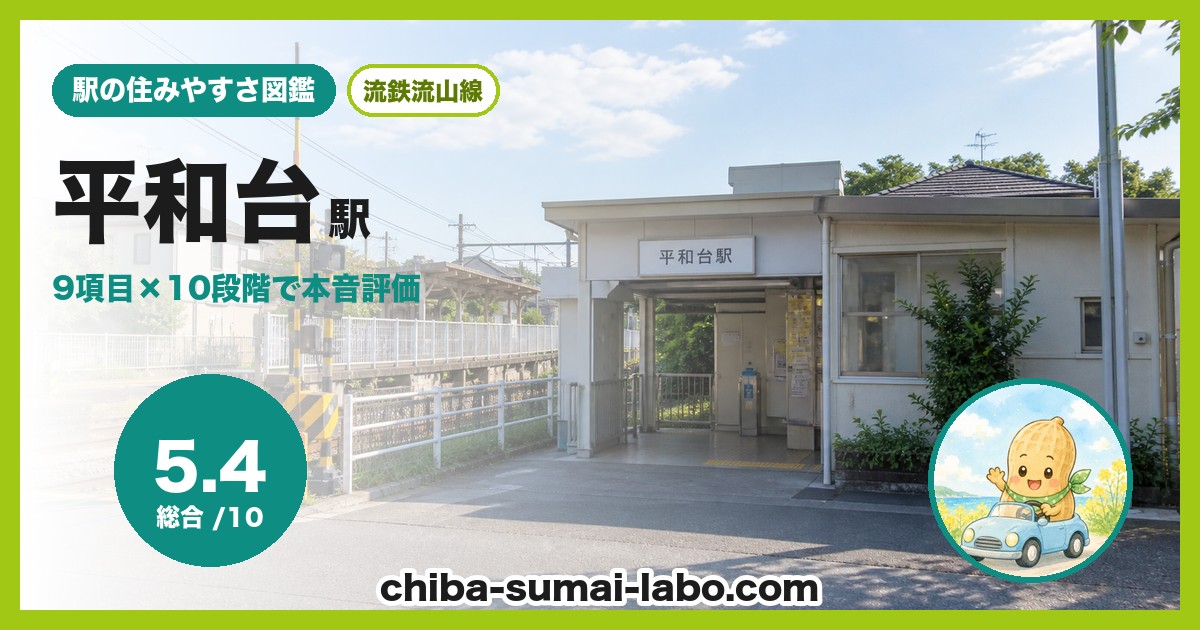 平和台駅前の風景