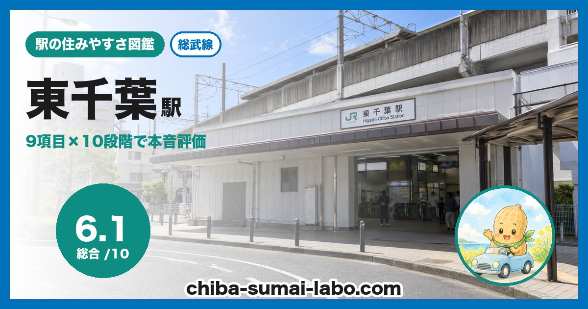 東千葉駅前の風景