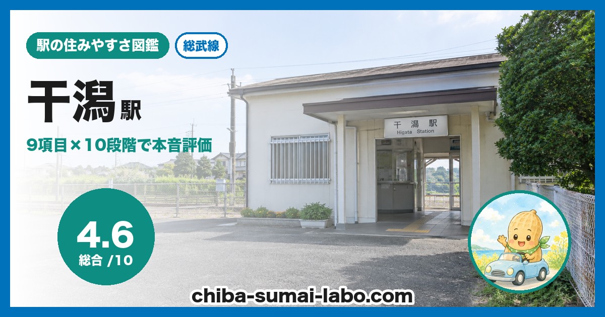 干潟駅前の風景