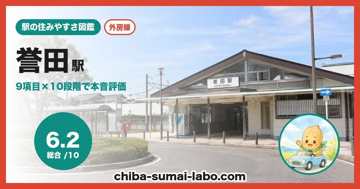 誉田駅前の風景