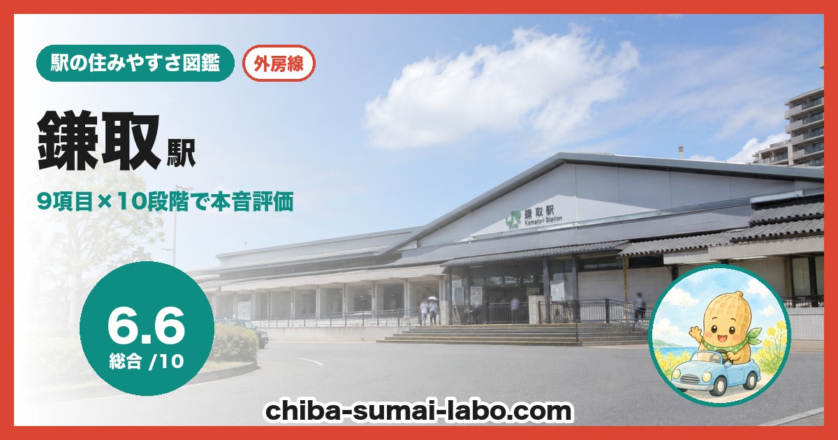 鎌取駅前の風景