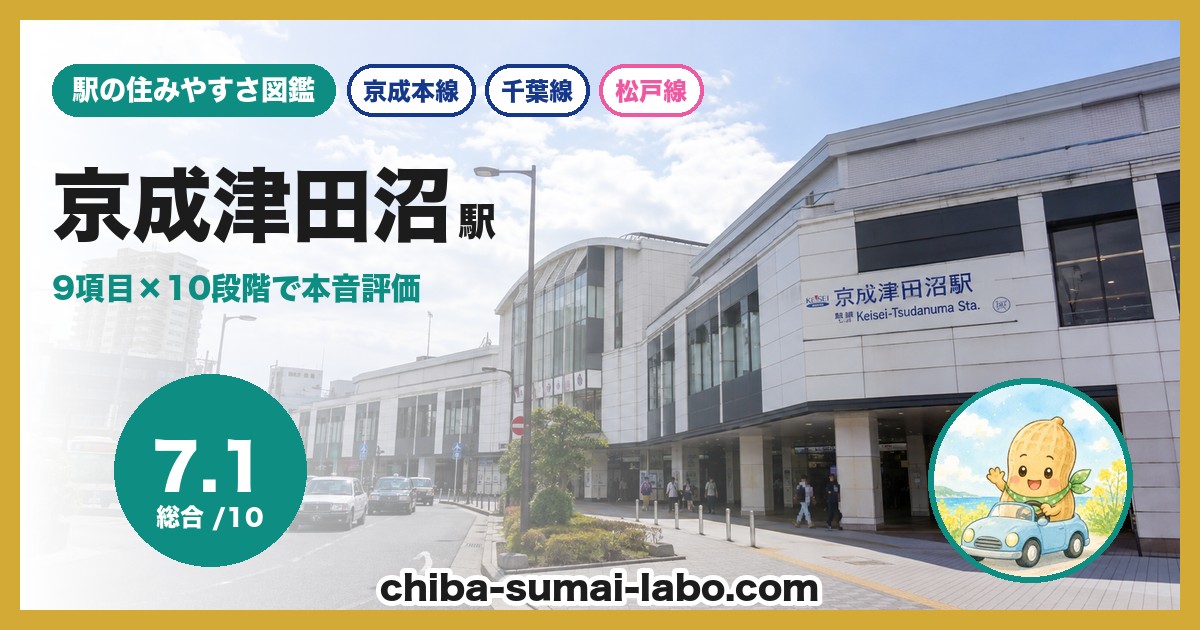 京成津田沼駅の外観
