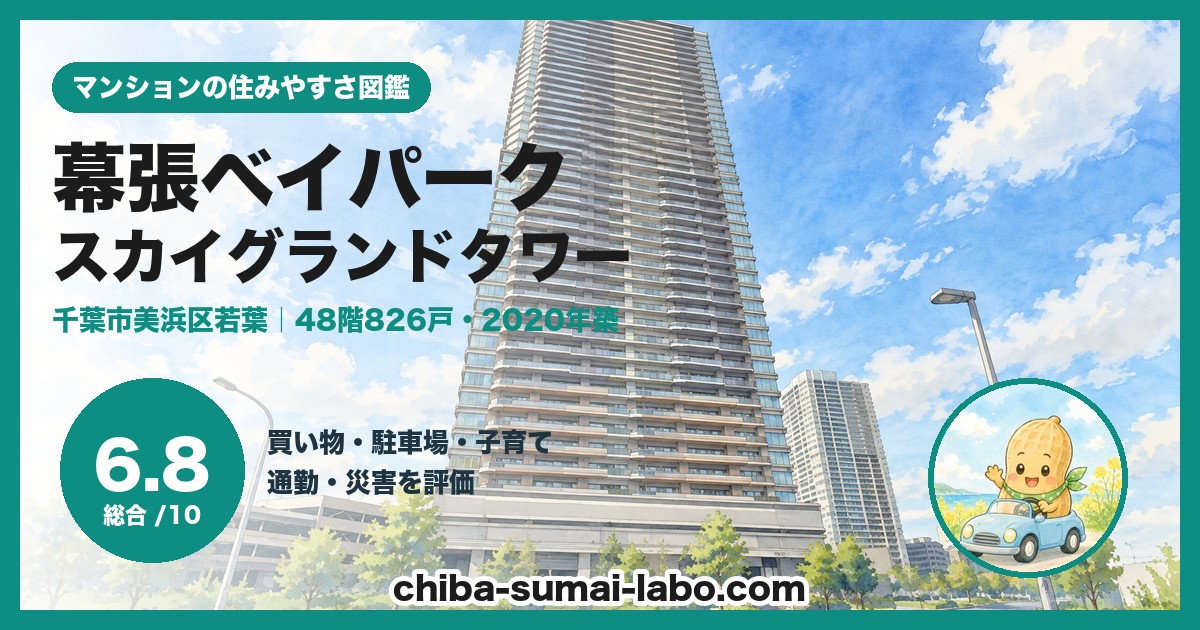 幕張ベイパーク スカイグランドタワーの住みやすさ（総合6.8）