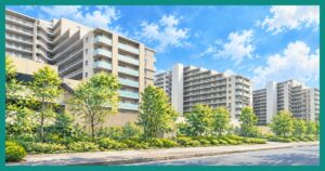 ミハマシティ検見川浜Ⅱ街区の外観イメージ