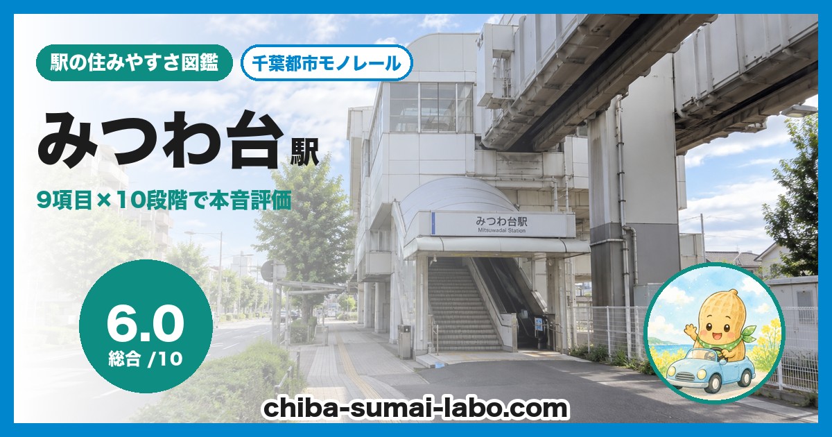みつわ台駅前の風景