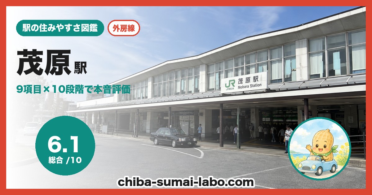 茂原駅前の風景