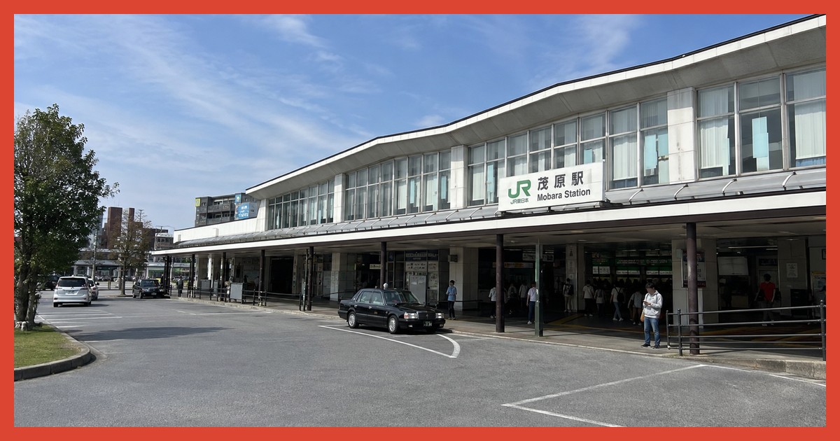 茂原駅前の風景