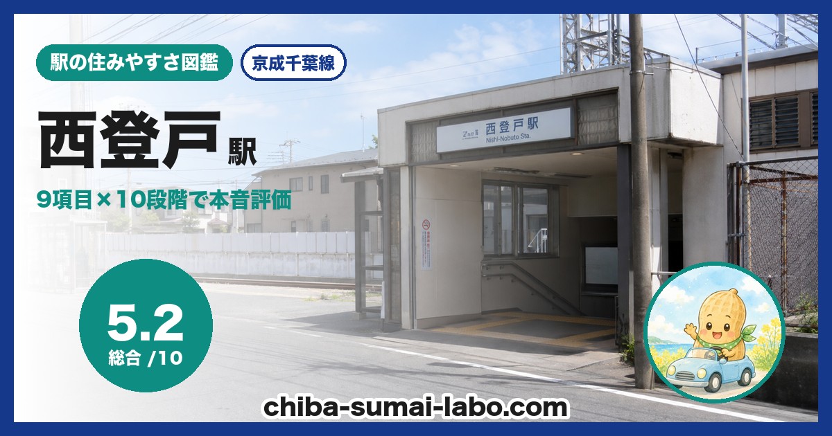 西登戸駅前の風景