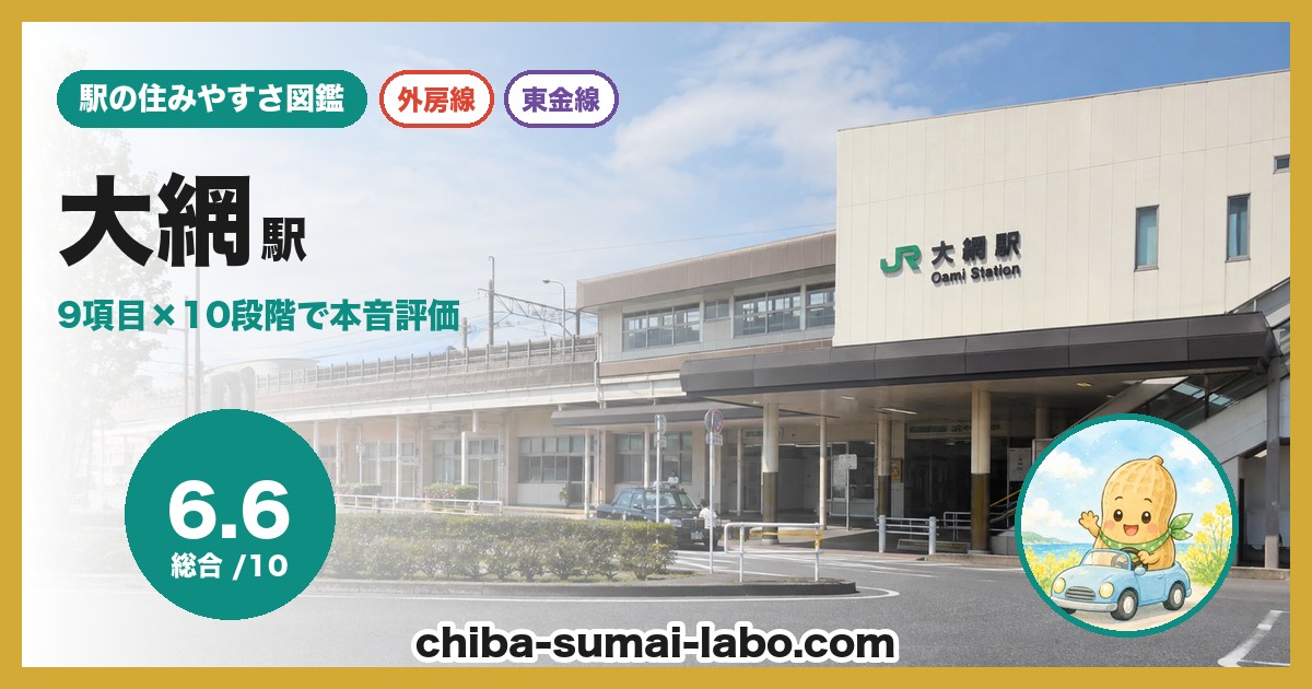 大網駅前の風景