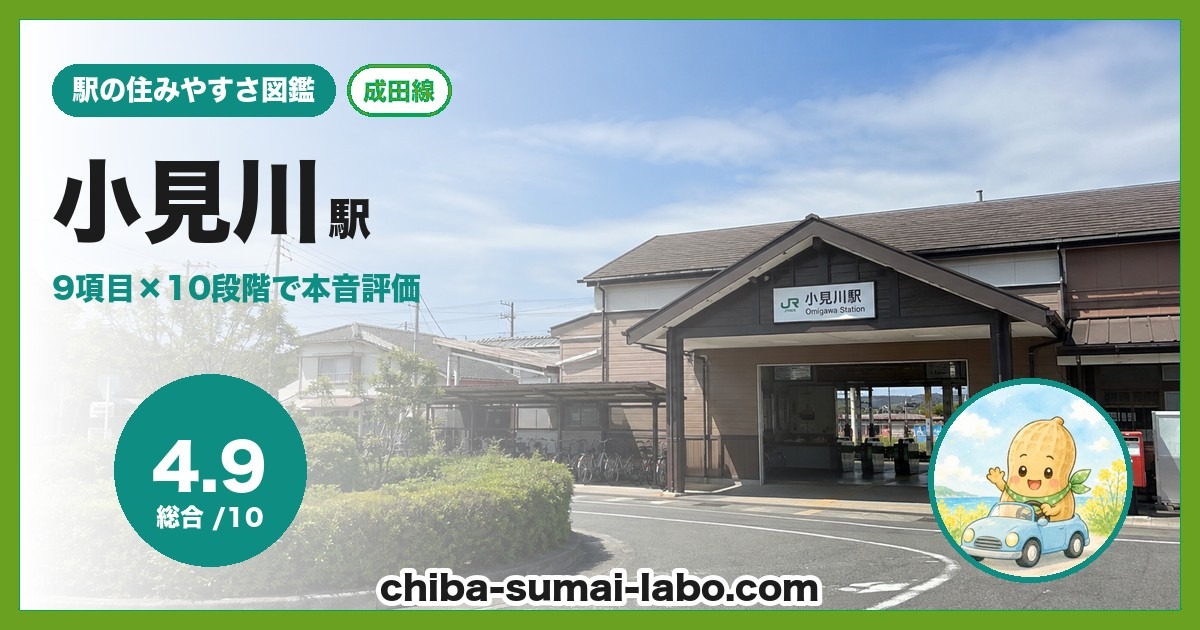 小見川駅前の風景