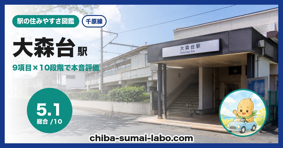 大森台駅前の風景