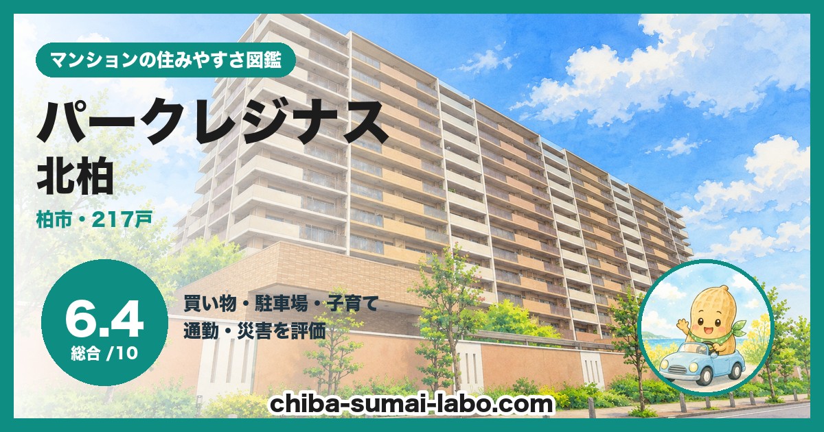 パークレジナスの住みやすさ（総合6.4）