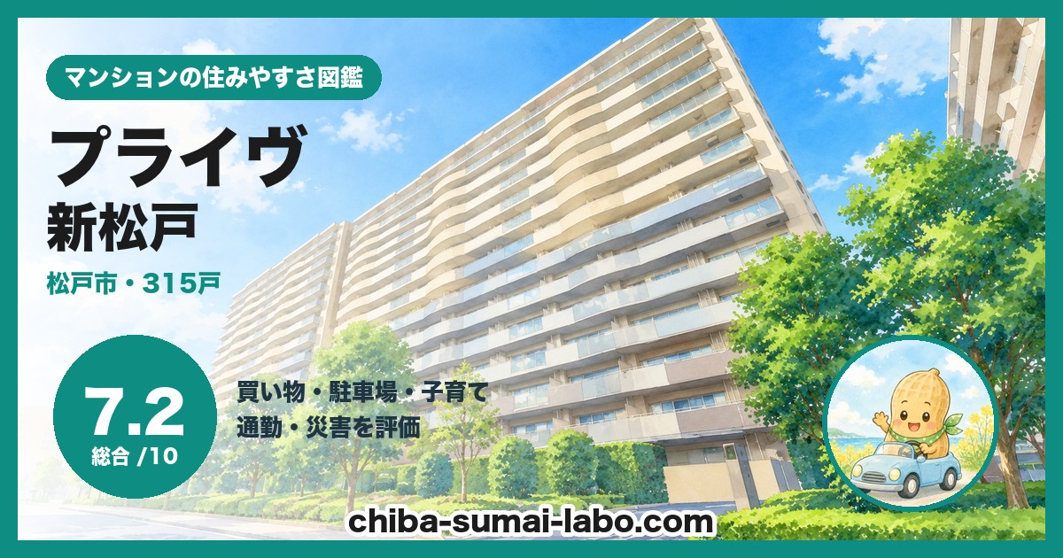 プライヴの住みやすさ（総合7.2）