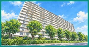 新松戸東パークハウスの外観イメージ