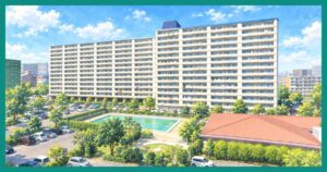 東建検見川マンションの外観イメージ