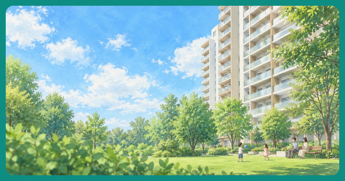 つくばエクスプレス（TX）のマンションのイメージ図