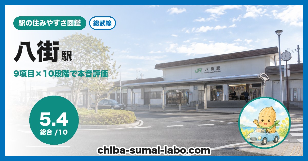 八街駅前の風景