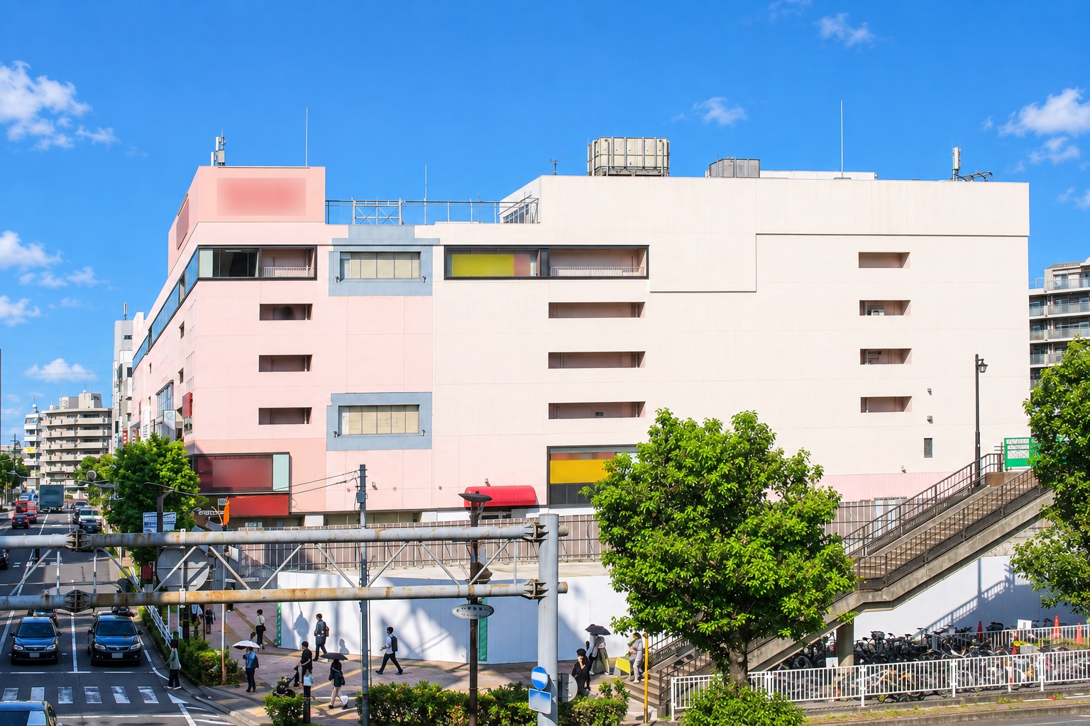 津田沼駅北口の津田沼ビートとパルコ跡地のイメージ